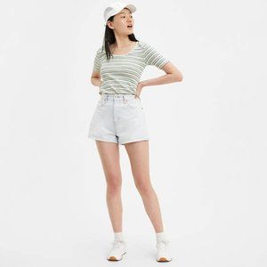 Levi's Premium Wide Leg Mid Length Women's Shorts